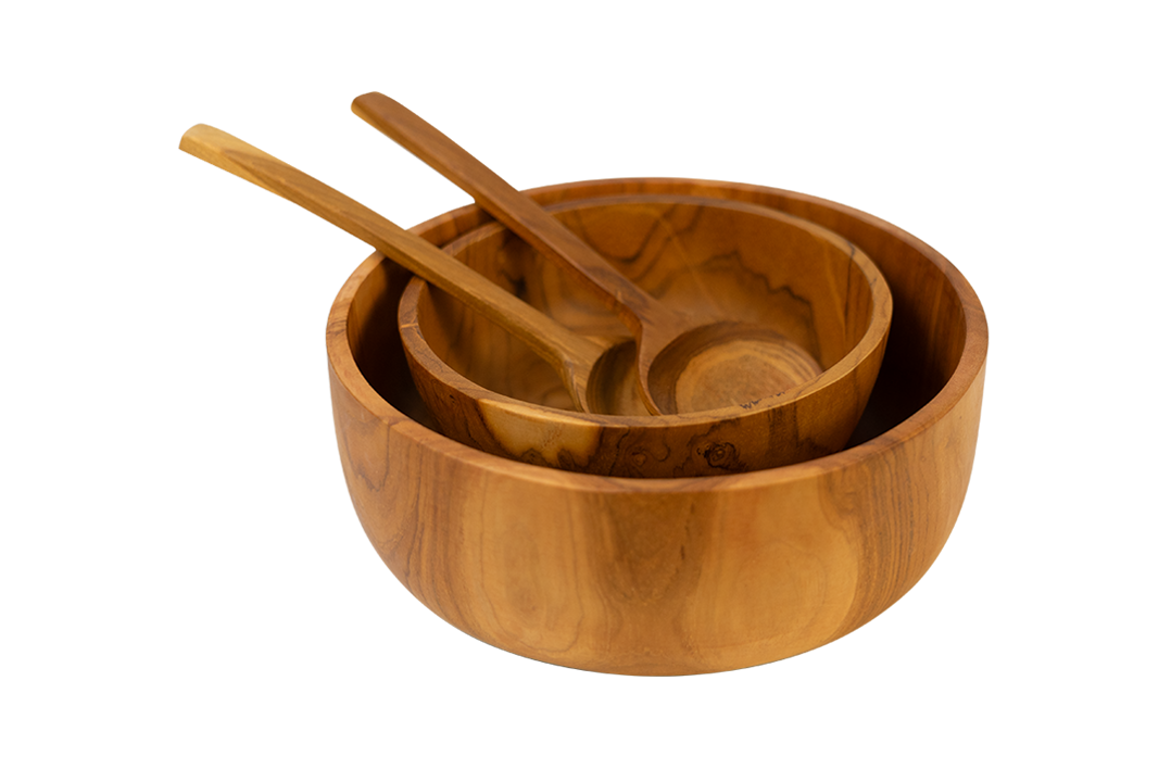 Bowl & Servers 4pc