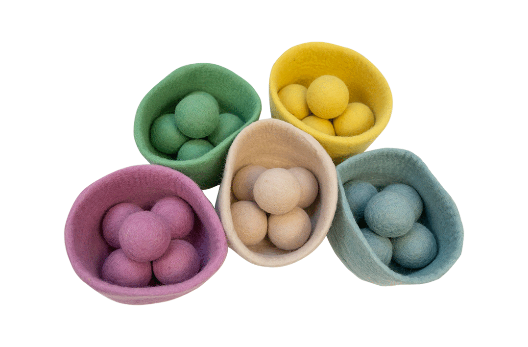 Ball Bowl Pastel 30pc