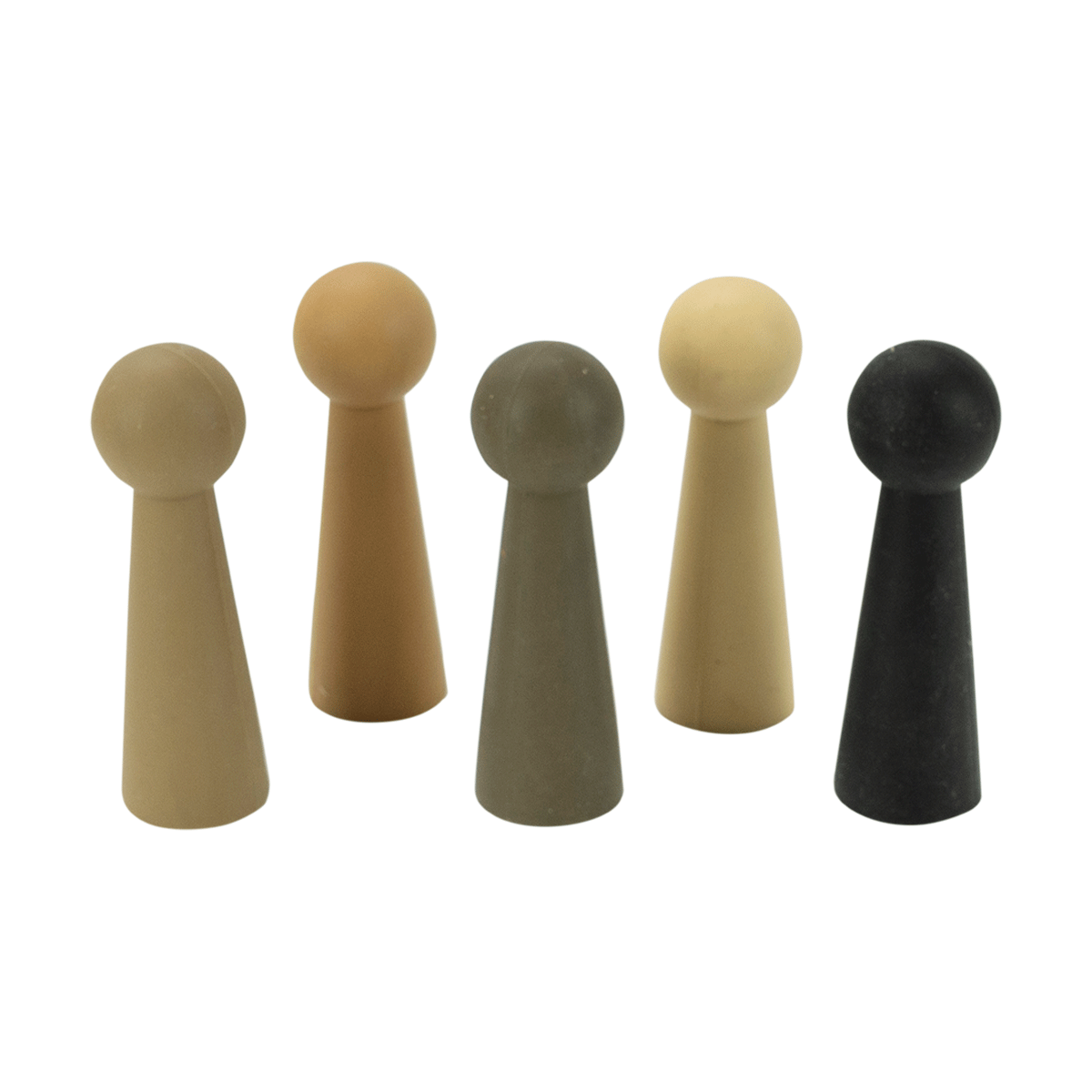 Silicone Multicultural People 5pc