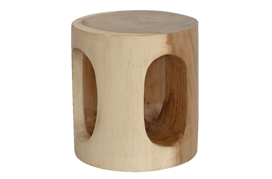 Round Tree Stump Stool