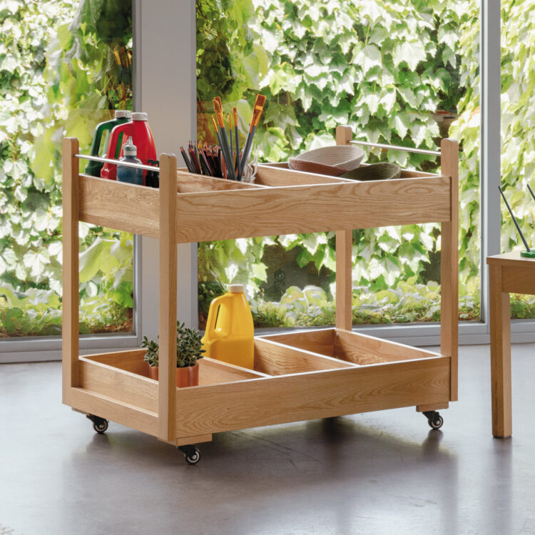 Oak Hobby Trolley