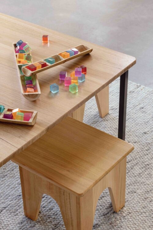 Tas Oak Hardwood Rectangle Table 900×600mm