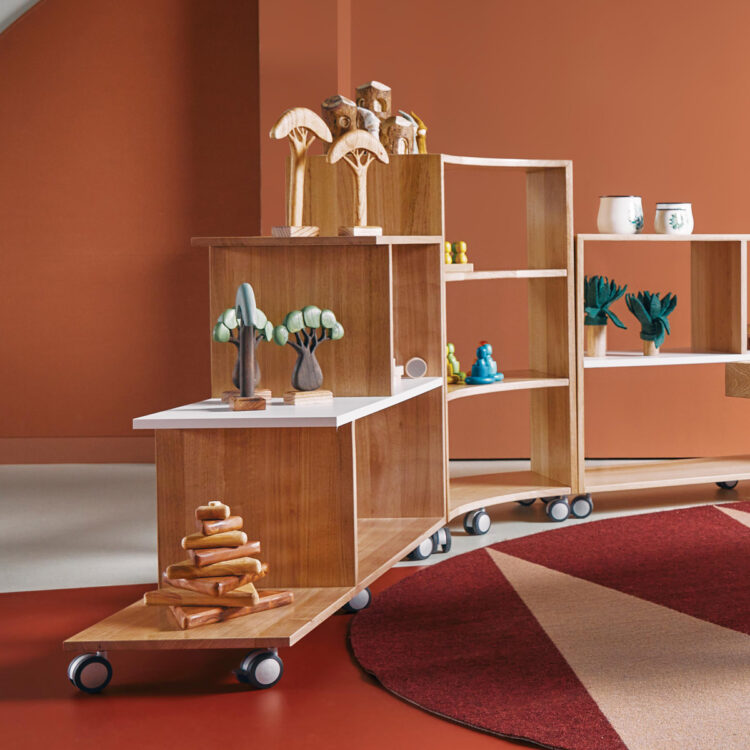 Tas Oak Flexispace Combo Tiered Shelf