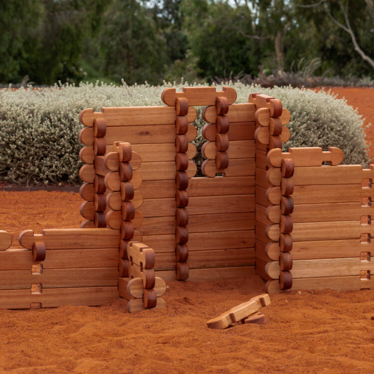Tas Oak Stacking Wooden Blocks