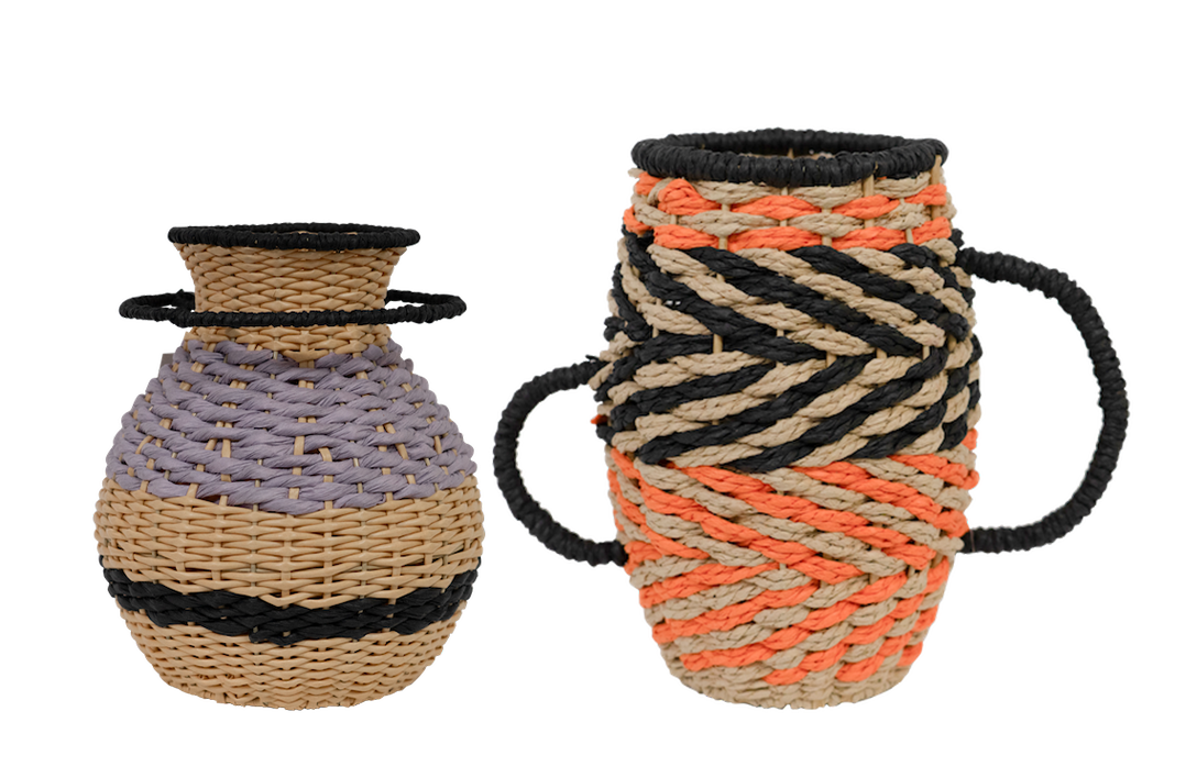 Large Paper Vases 2pc
