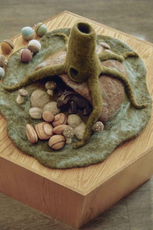 Felt Forest Caves Play Mat