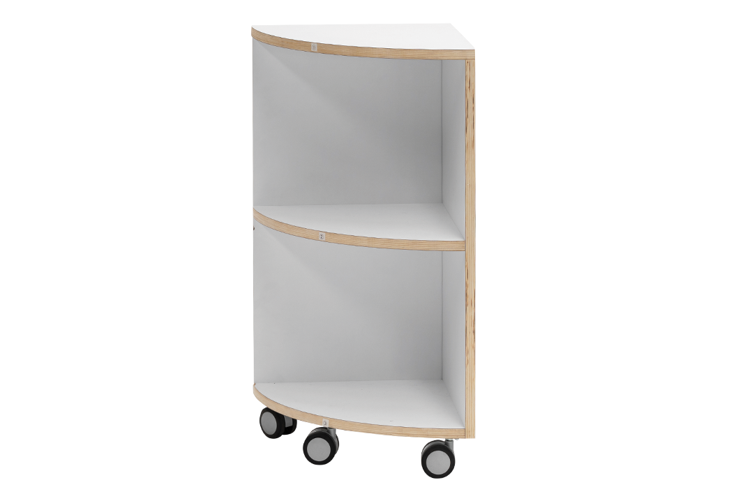 Flexispace Quarter Circle White