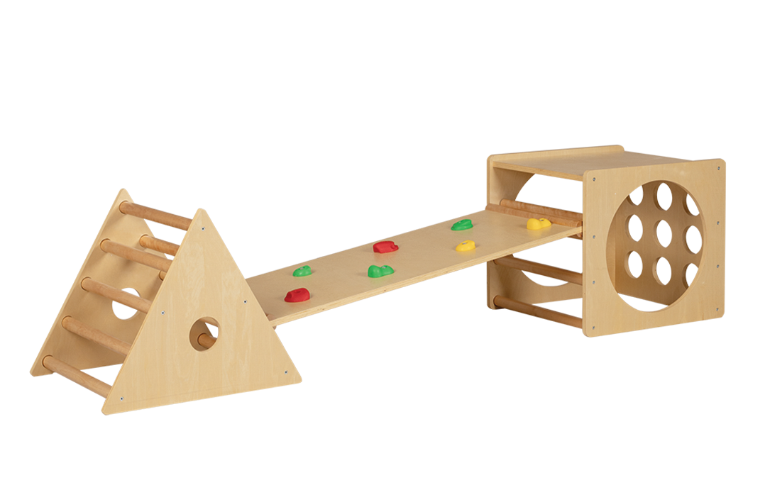 Pikler Rock Wall, Box & Triangle