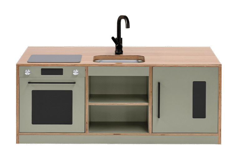 Toddler Kitchen and Breakfast Bar Sage