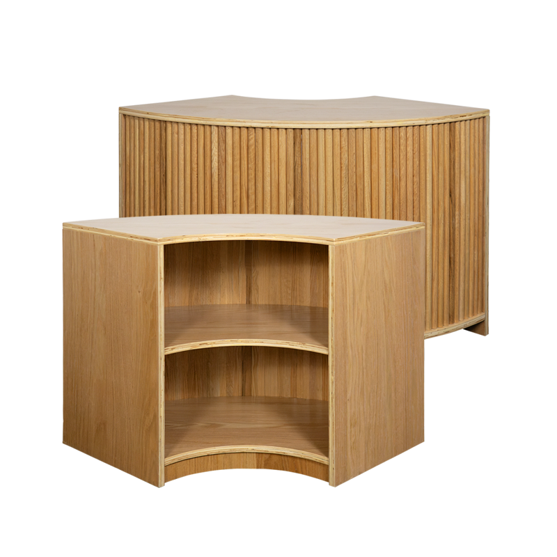 Fluted Corner Natural