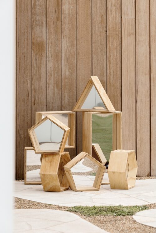 Mirror Blocks & Shapes 7pc