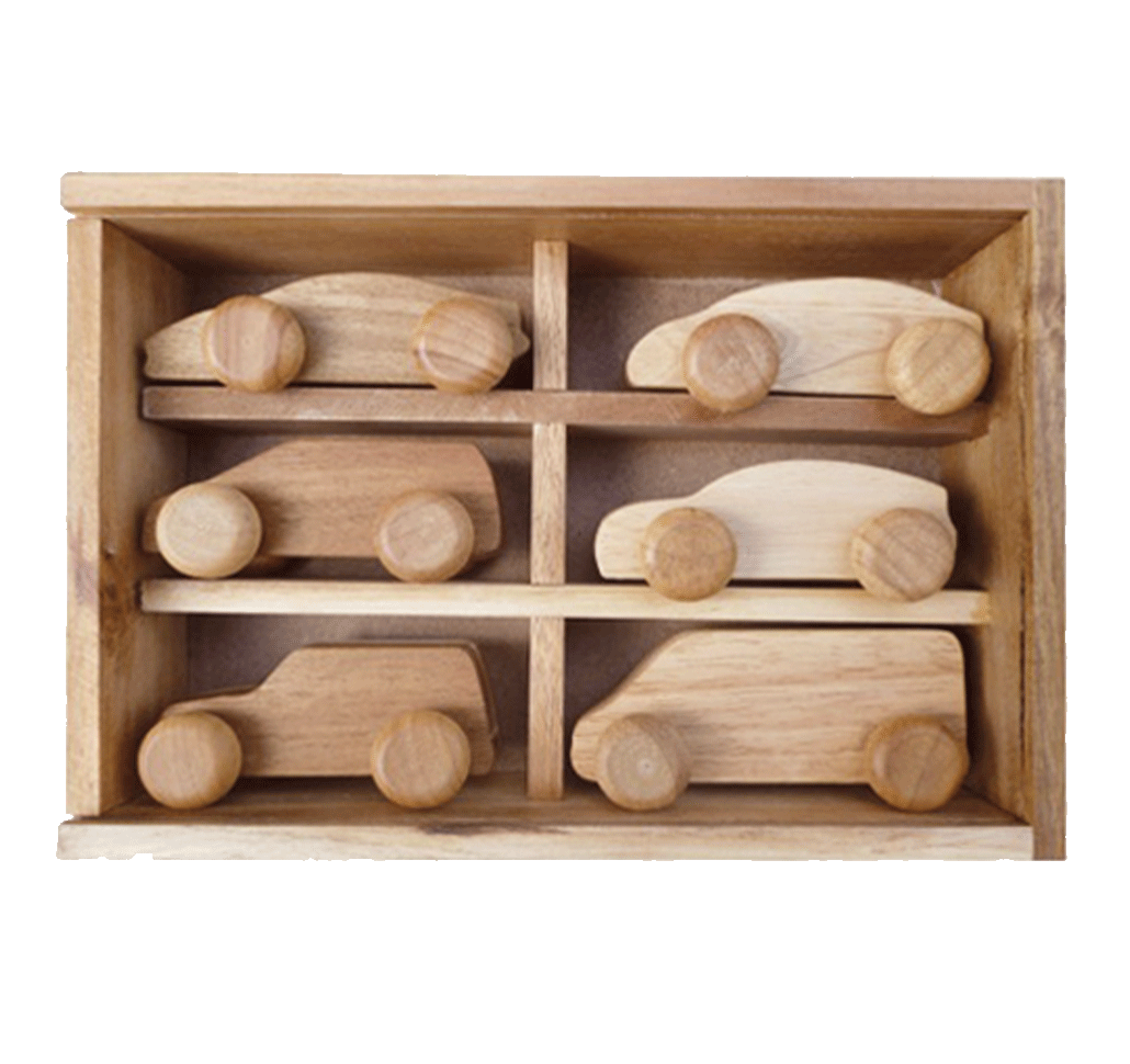 Timber Car Set