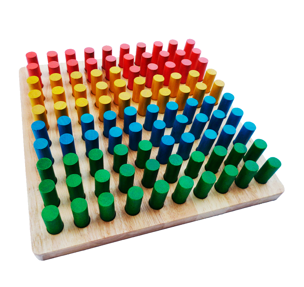 Wooden Peg Board
