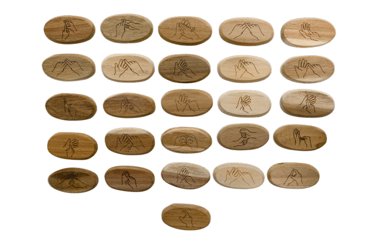 Sign Language Stones 26pc