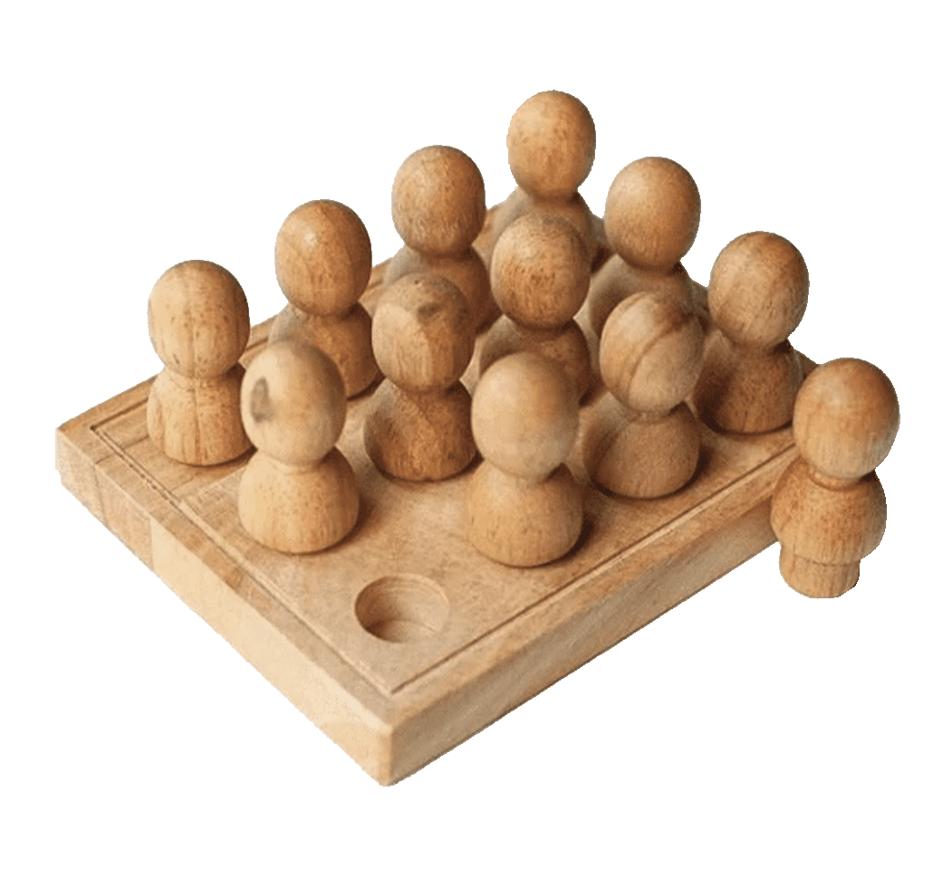 Wooden People Set Natural