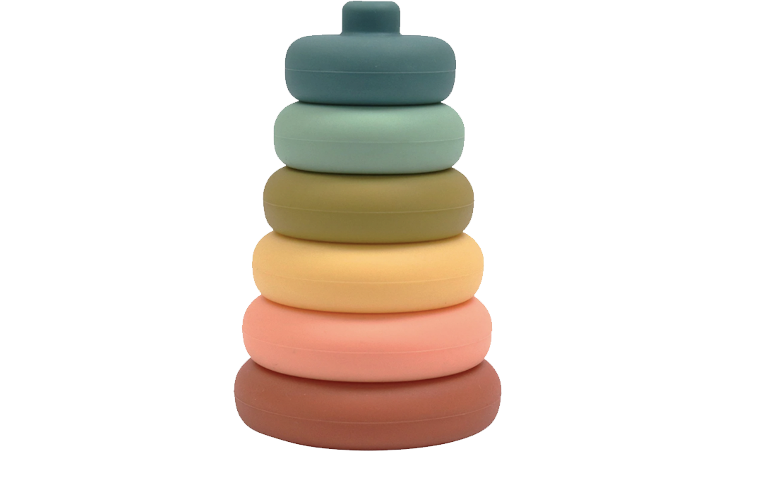 Silicone Stacker Tower Blueberry