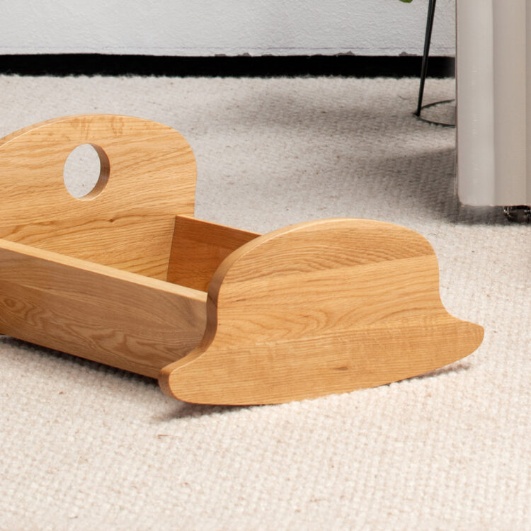 Tas Oak Hardwood Rocking Cradle