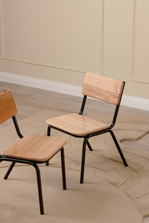 Tas Oak Hardwood Stackable Chair