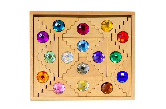 Step Gables Wooden Blocks 16pc