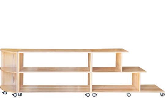 Tas Oak Flexispace Tiered Set 1