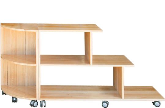 Tas Oak Flexispace Tiered Set 3