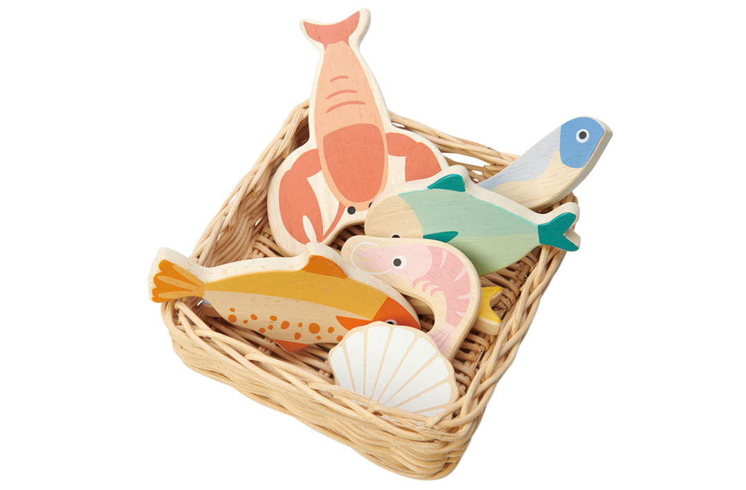 Wooden Seafood Basket