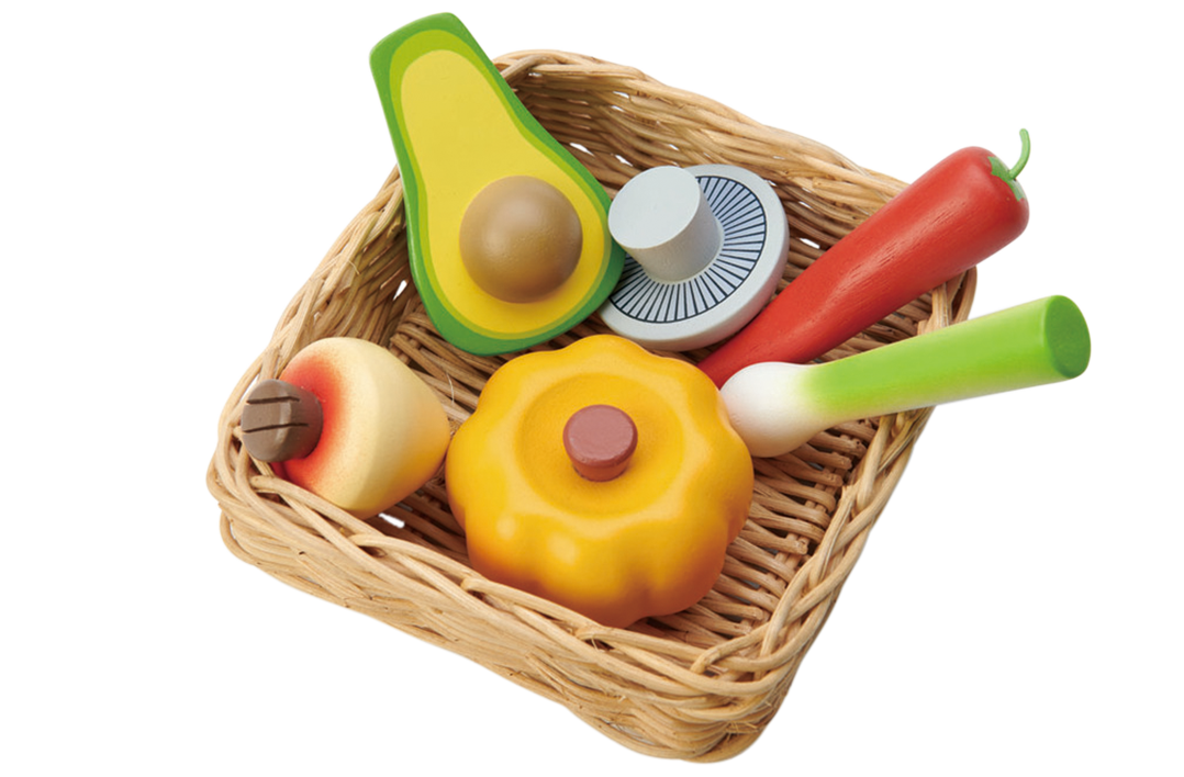 Wooden Veggie Basket