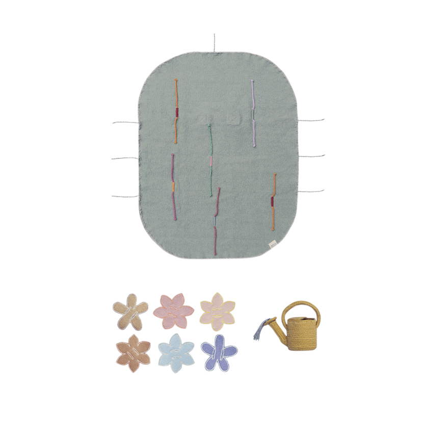 Flower Garden Playmat Set