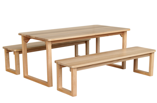Tas Oak U-Frame Bench