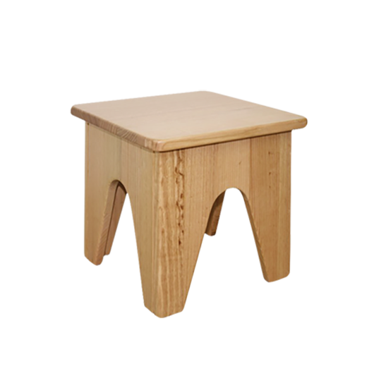 Oak Square Stool