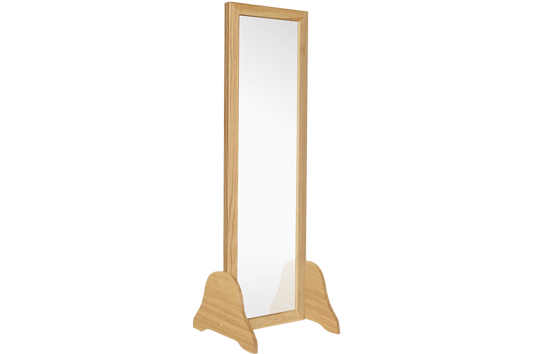 Tas Oak Self Standing Mirror