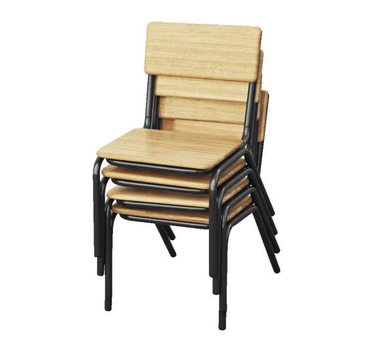 Stackable Steel Chair