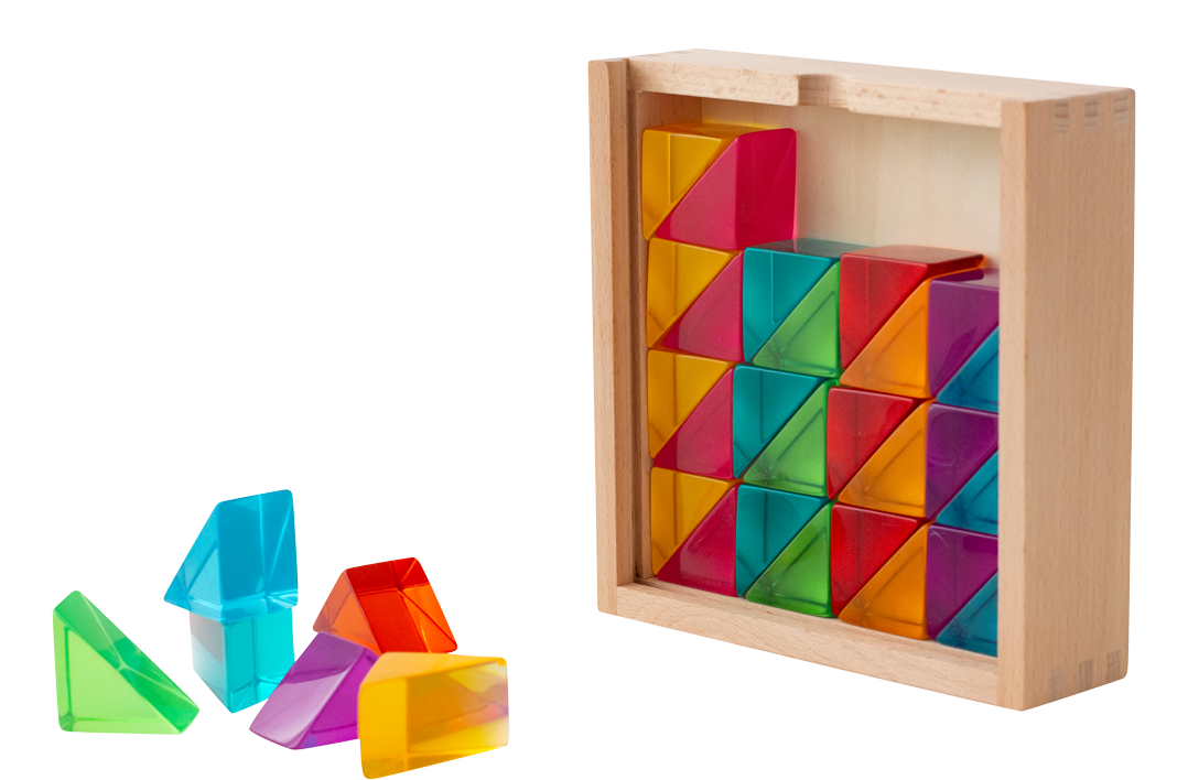 Small Triangles Translucent 32pc
