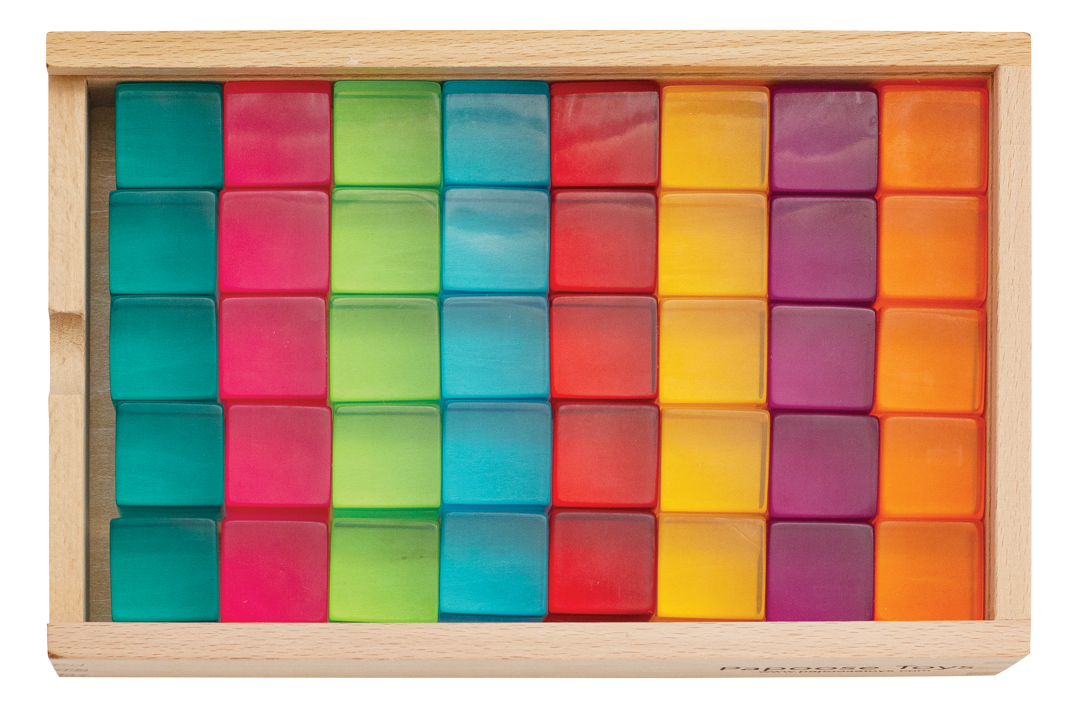 Lucite Cubes 16pc