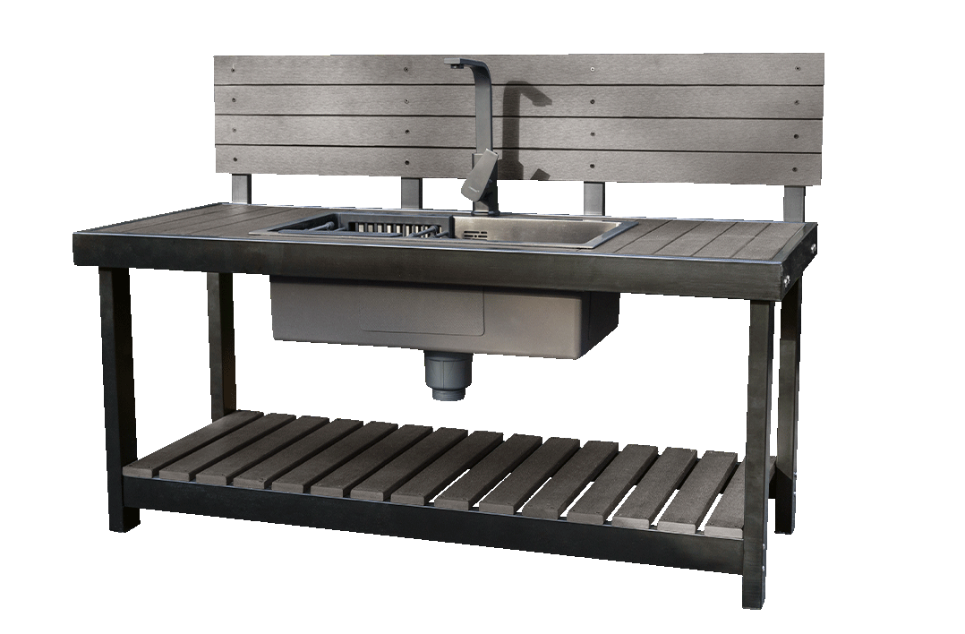 Mud Kitchen With Backboard