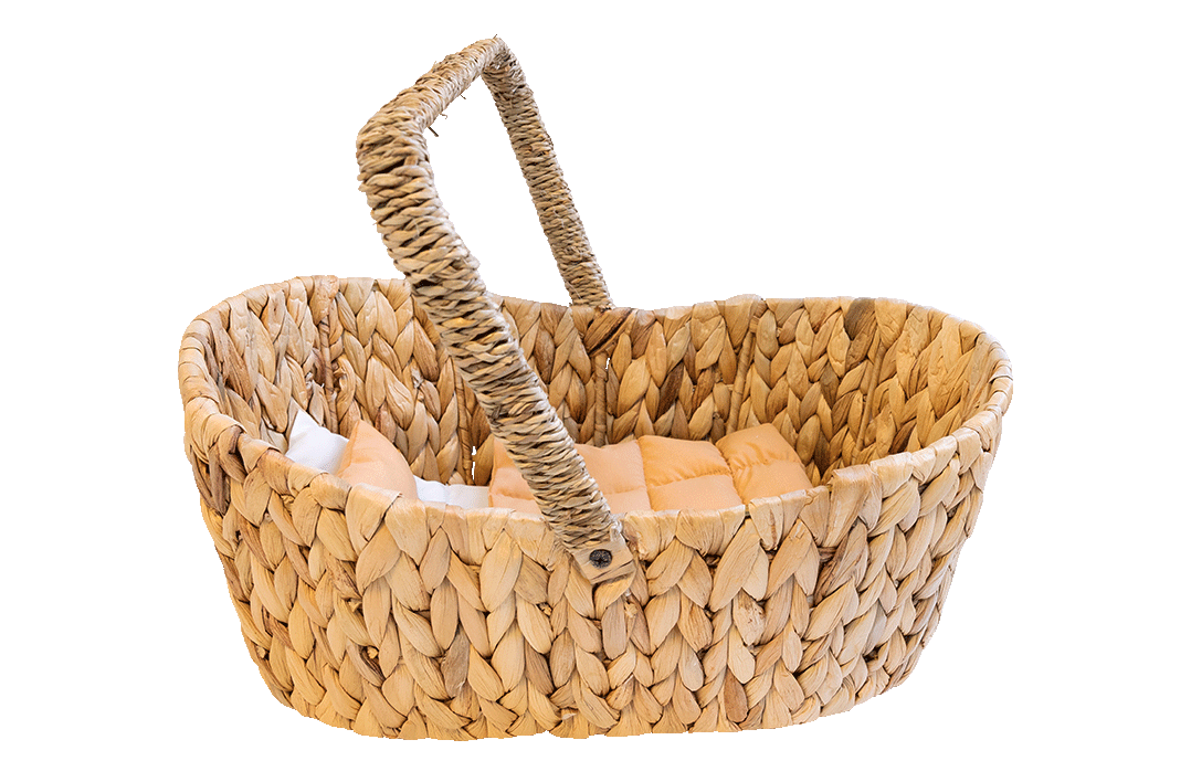 Wicker Doll Basket