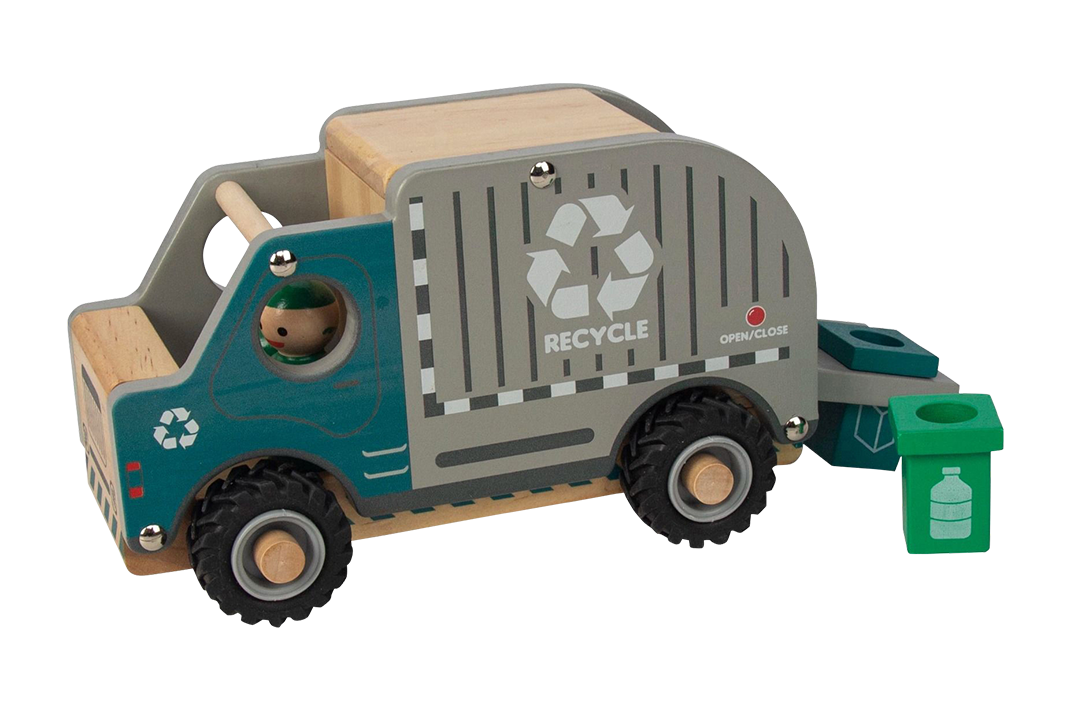 Wooden Recycling Truck