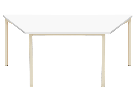 Melamine Trapezoidal Table