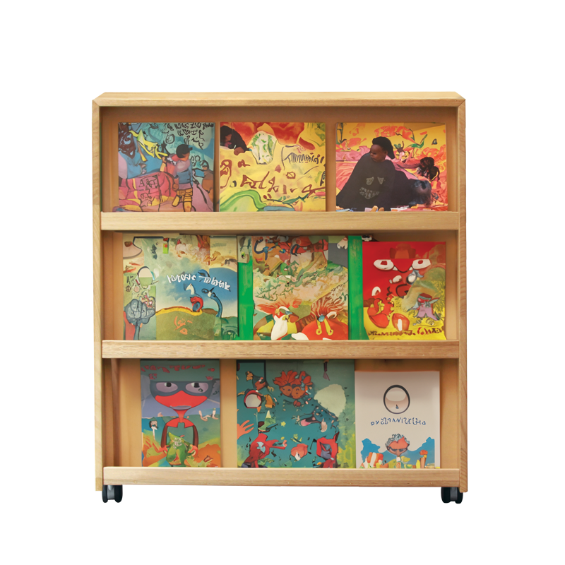 Tas Oak Sloping Bookshelf