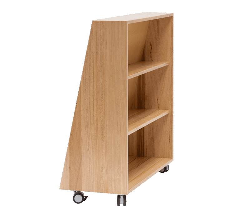 Tas Oak Sloping Bookshelf