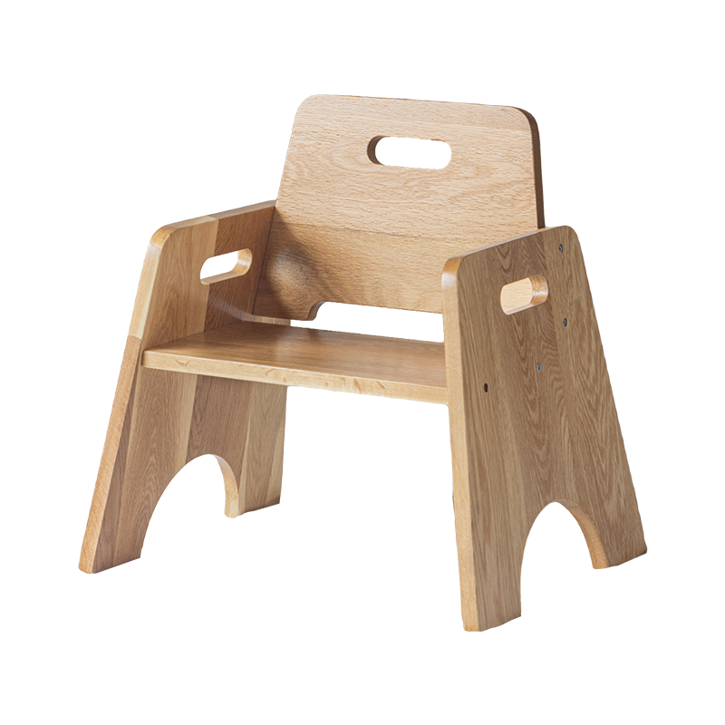 Oak Stackable Toddler Chair