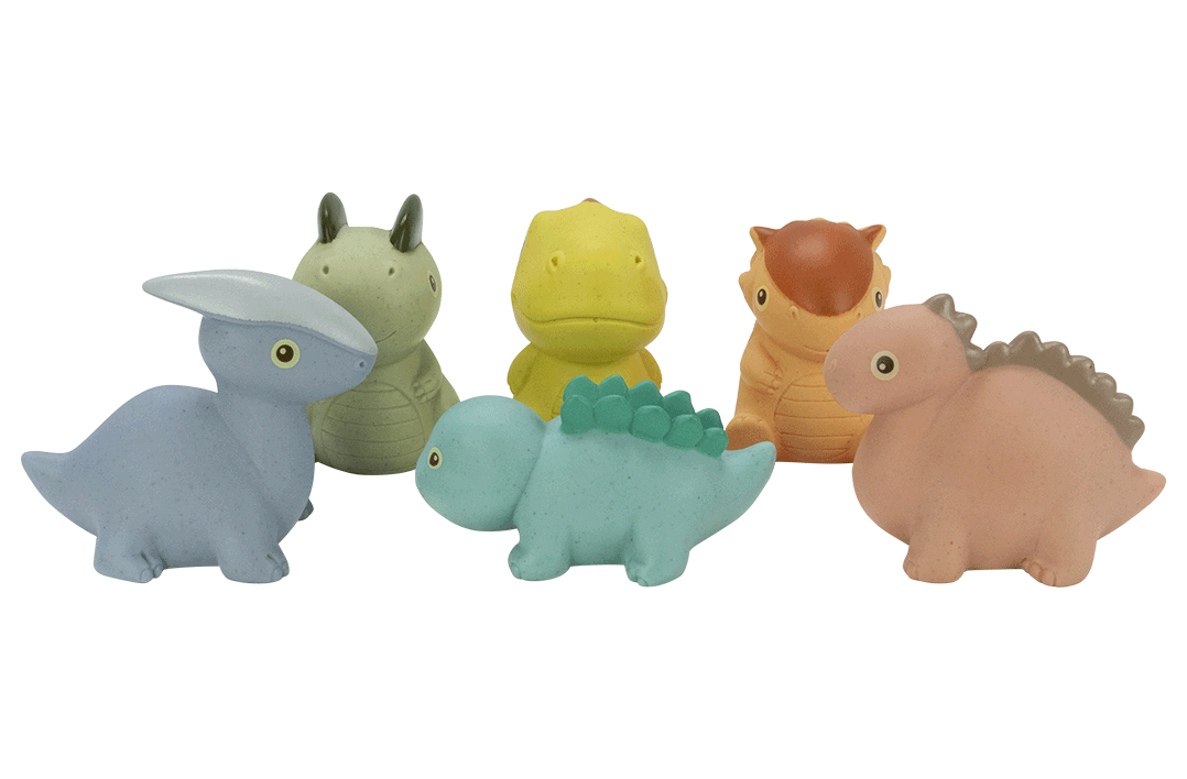 Silicone Dinosaurs 6pc