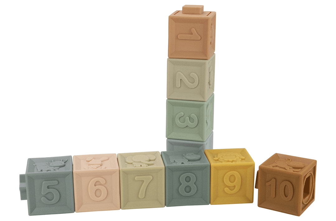 Silicone Building Cubes 10pc