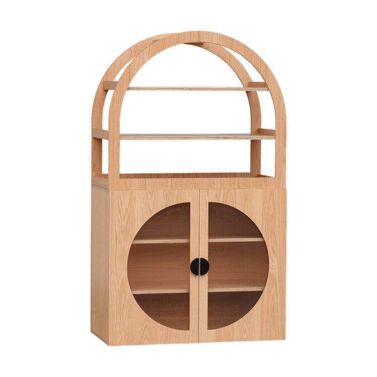 Arched Cabinet Perspex Natural