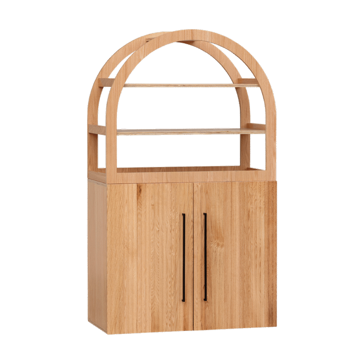 Arched Cabinet Natural