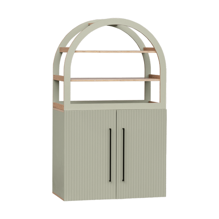 Arched Cabinet Sage