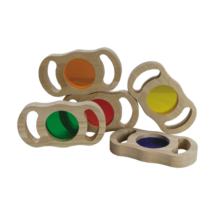 Rainbow Handle Blocks 5pc