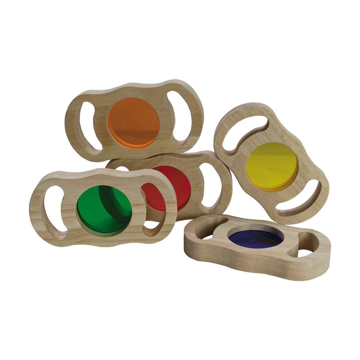 Rainbow Handle Blocks 5pc