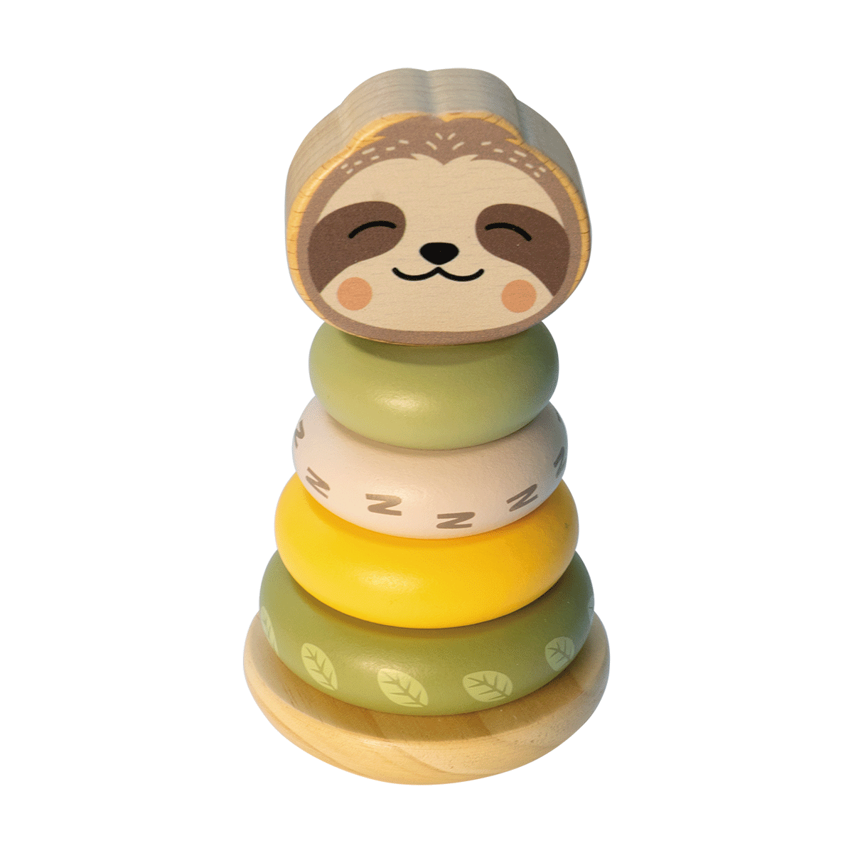 Wooden Sloth Stacking Toy